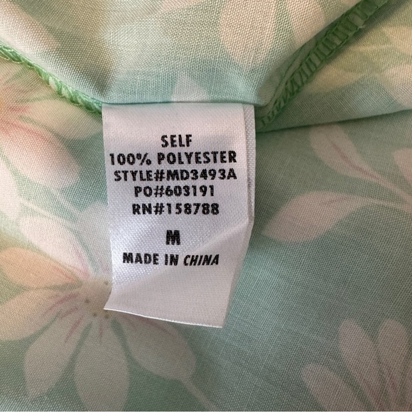 NEW Mable Medium Green Floral Off Shoulder Midi DRESS Cottage Coquette Feminine - Picture 6 of 7